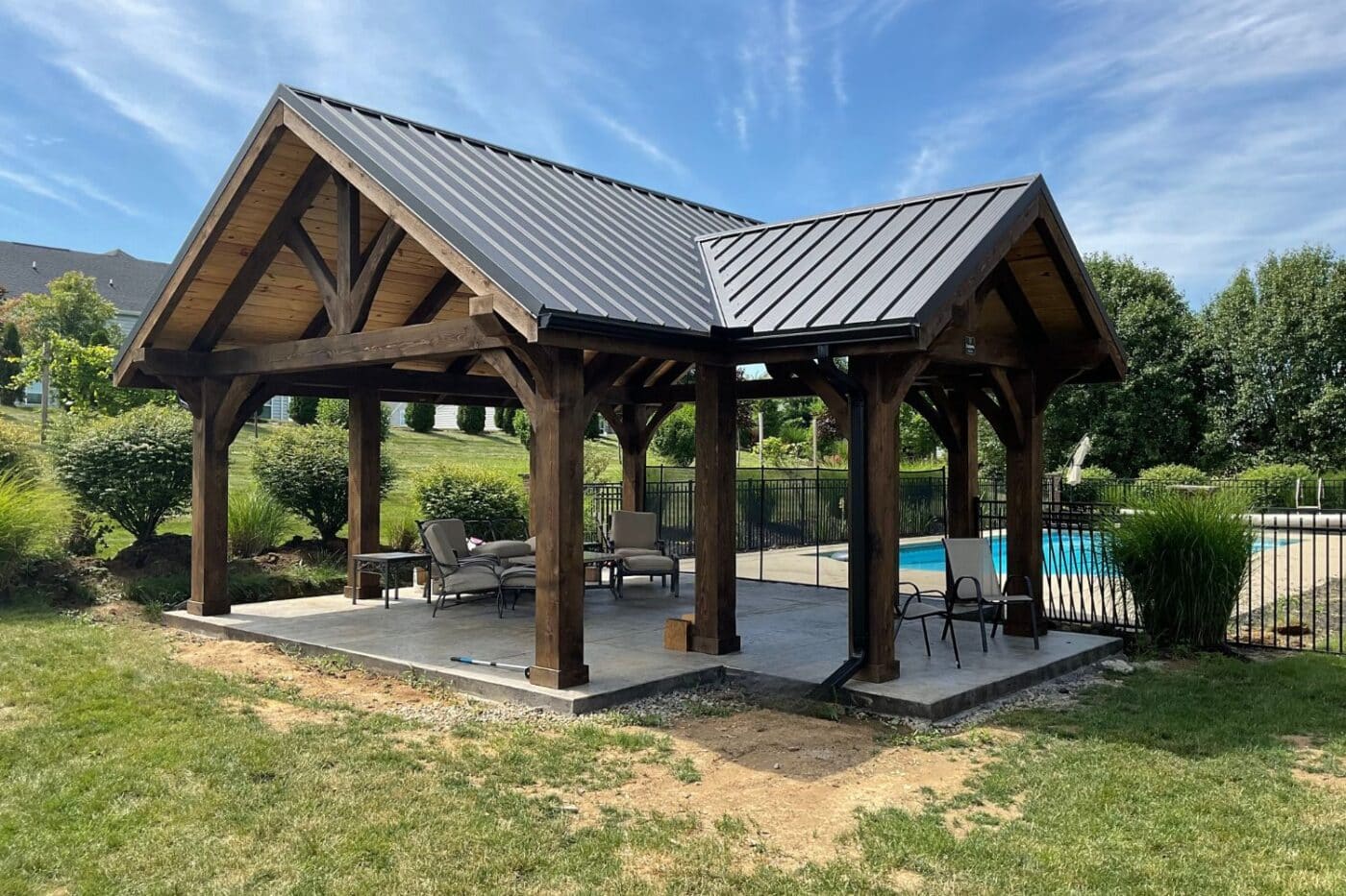 for sale timber frame pavilions in columbus OH