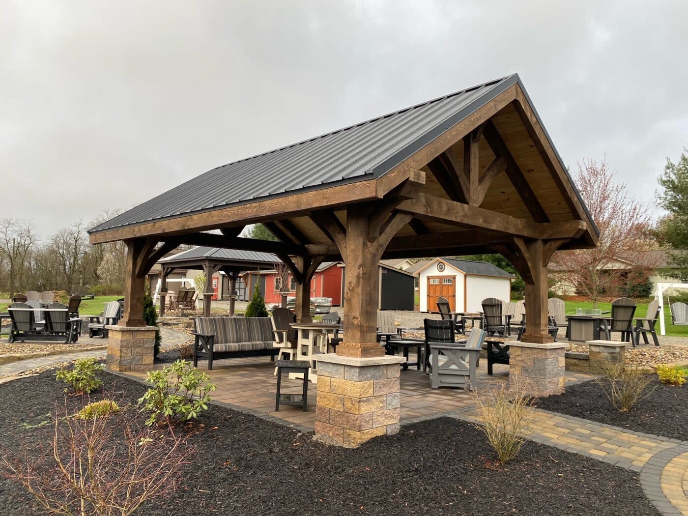 timber frame pavilions in Edinboro PA