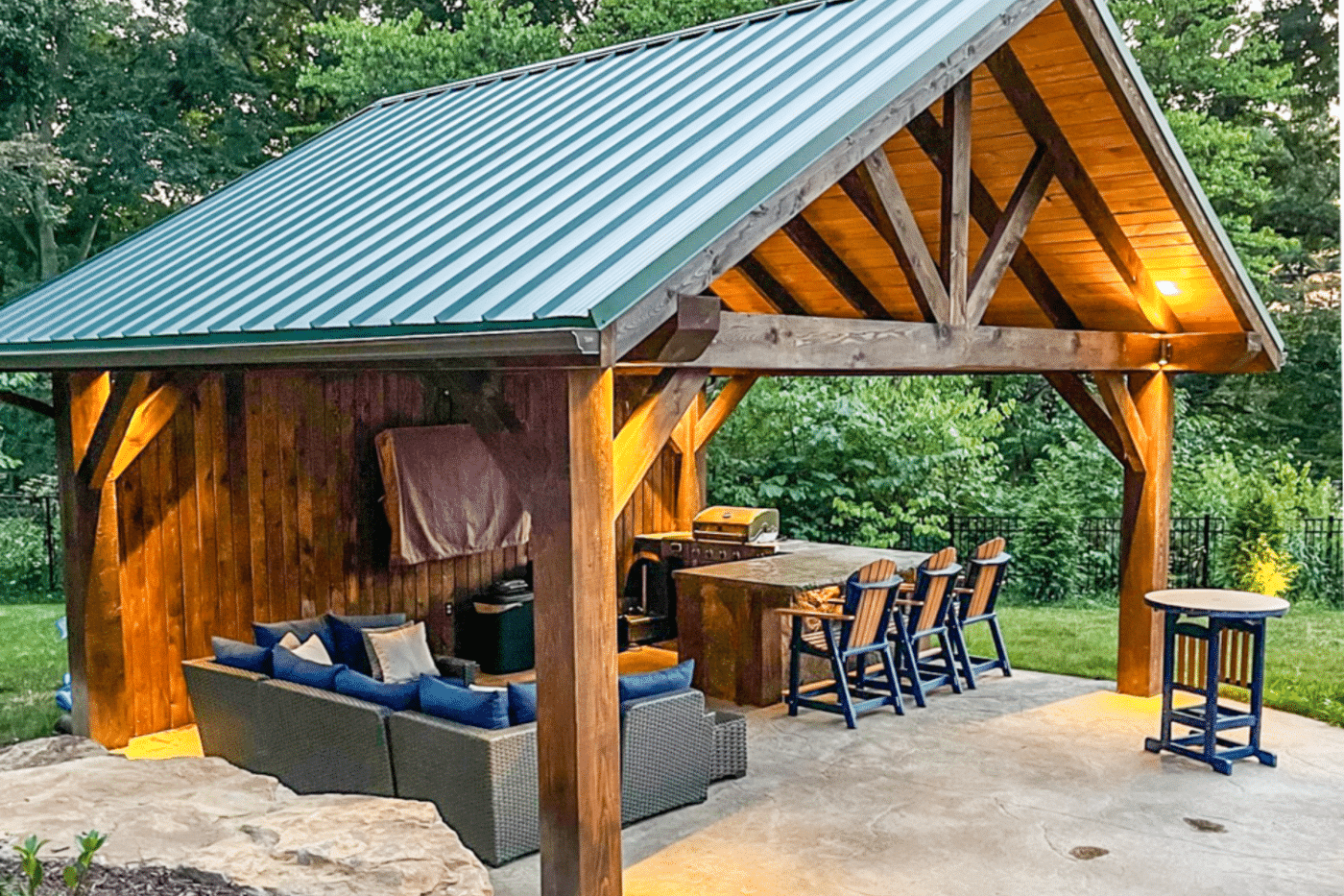 timber frame pavilions in Fredonia ny