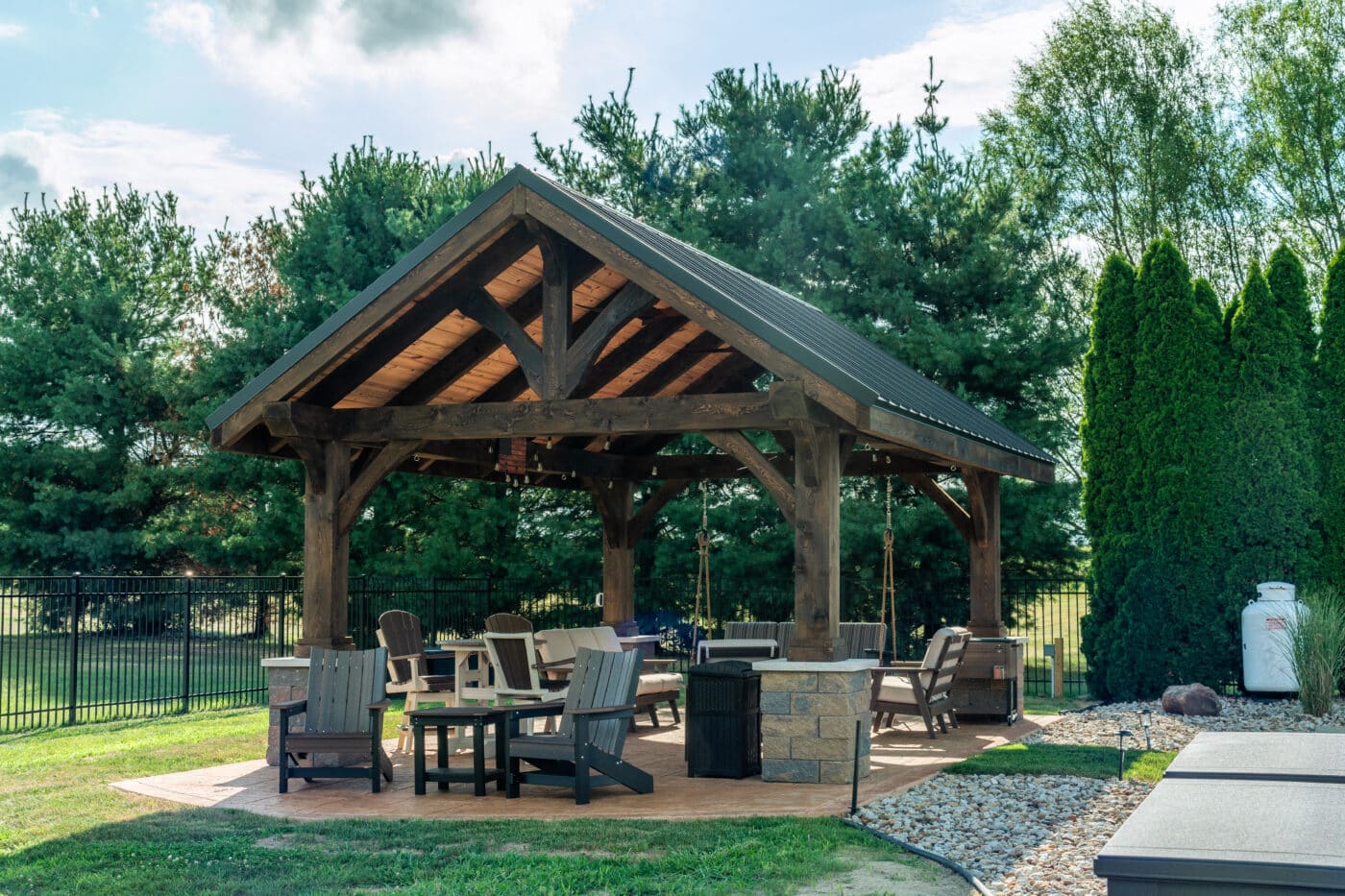 the vista a frame backyard pavilion