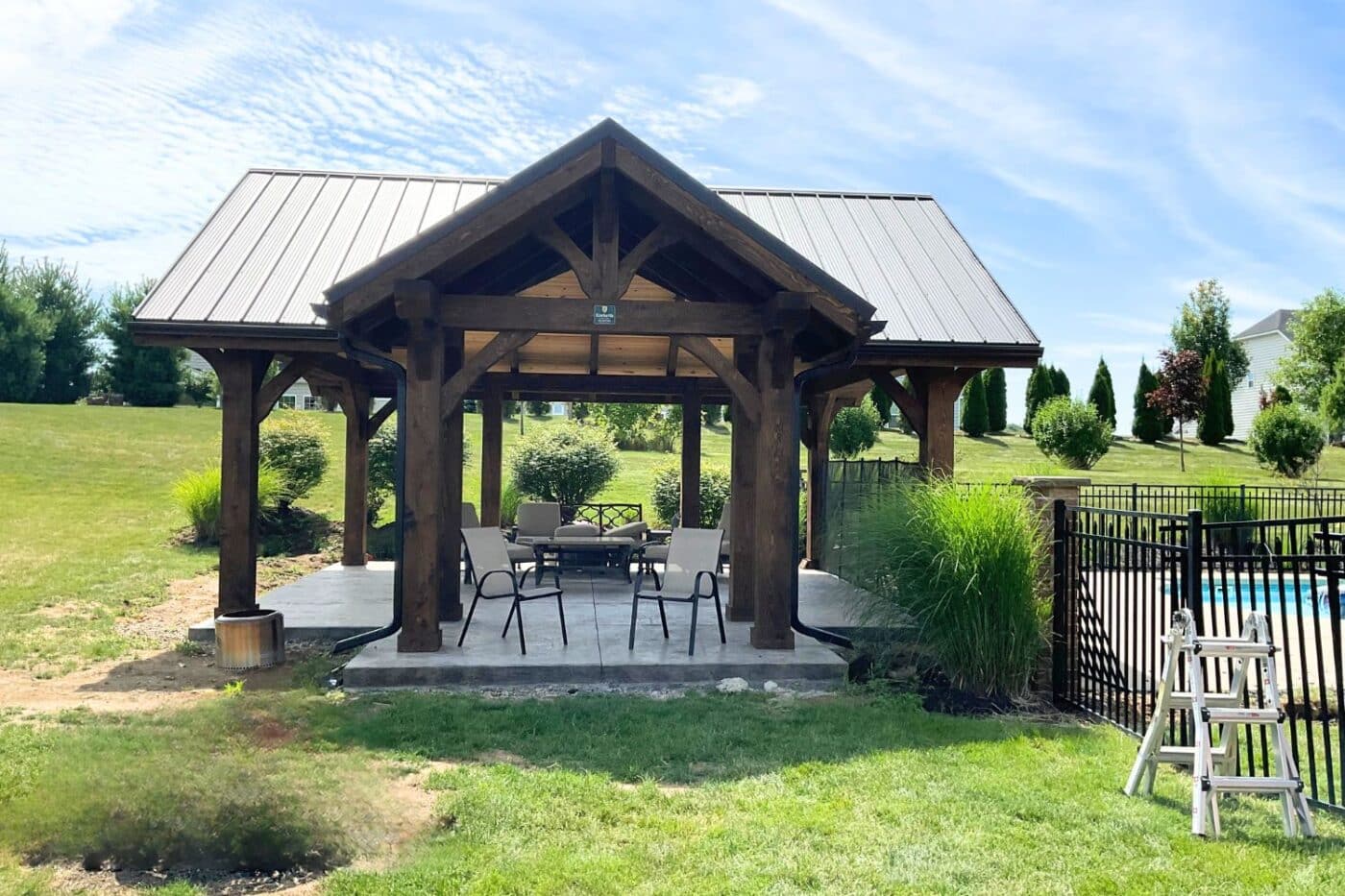 timber frame pavilions in canton OH